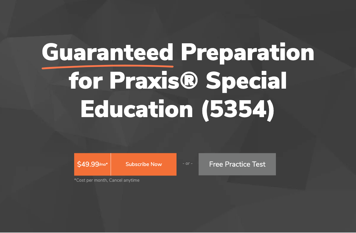 North Carolina - Praxis®️ Special Education (5354) Study Guide ...