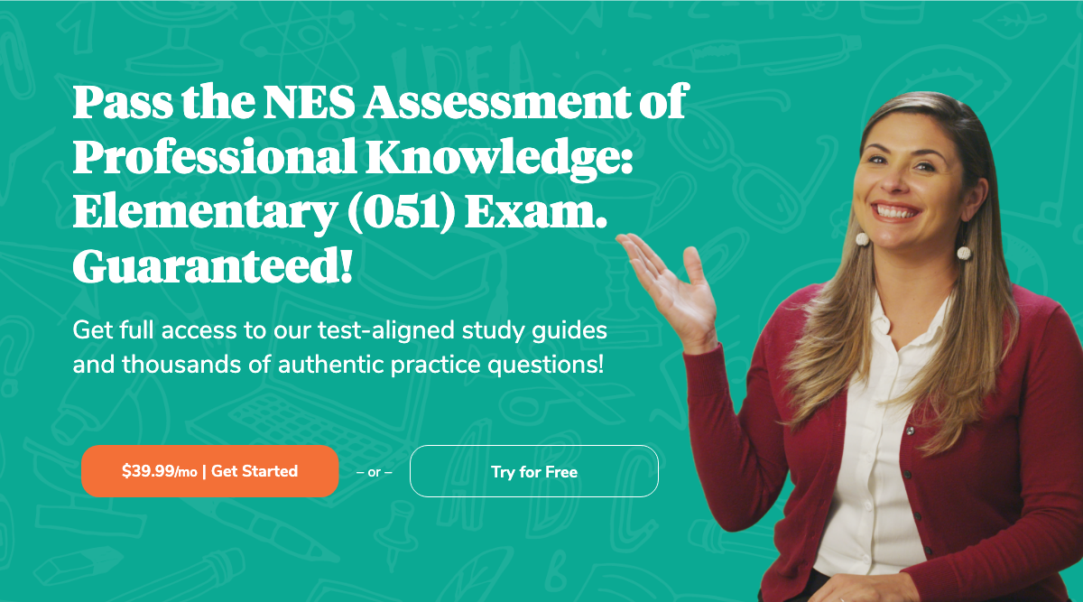 NES Assessment of Professional Knowledge: Elementary (051) Study Guide ...