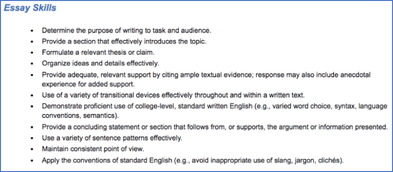 ftce general knowledge essay practice