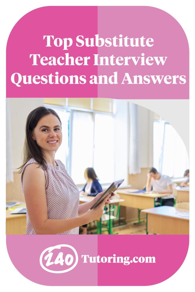 Top Substitute Teacher Interview Questions And Answers   Substitute Teacher Interview Questions Answers Pin 768x1153 