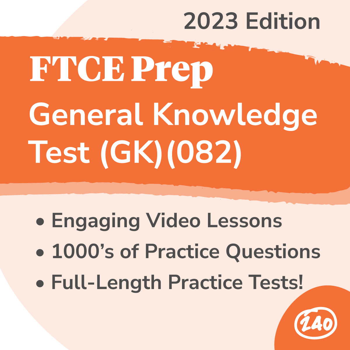 FTCE General Knowledge Test (GK) (082) Study Guide and Test Prep.